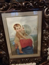 Dipinto Donna Con Bimbo