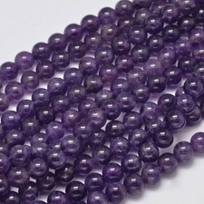 lot de 24 perles en améthyste