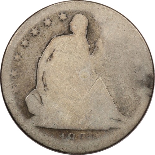 1861 mezzo dollaro - 1861-s,