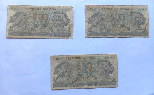 500 lire carta - carta, aretusa