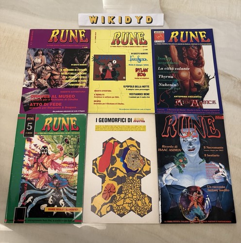 Dylan dog rivista rune - su,
