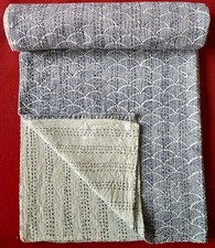 Copriletto Kantha in cotone