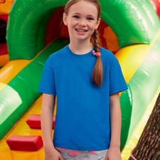 FRUIT OF THE LOOM maglietta ORIGINAL KIDS T-shirt BAMBINO BABY BOY GIRL #