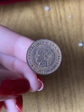 MONETA REPUBBLICA FRANCESE 2 CENT 1877 TT