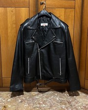 Giacca di pelle stile motociclista