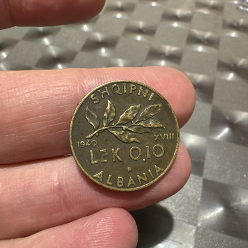 Moneta lek 1940 vittorio - 0,10,
