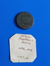 1 Soldo 1809 Milano Regno D'italia Napoleone I Imperatore e Re -MB/BB-