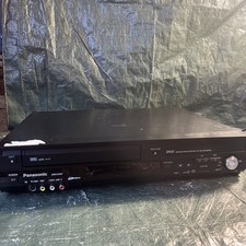 Panasonic DMR-EZ48V Registratore DVD VHS Combo Sintonizzatore Digitale No Telecomando Funziona *Leggi*