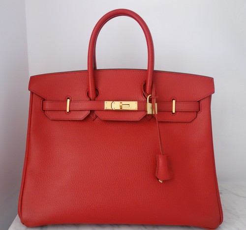 Sac hermes birkin rouge - sac,