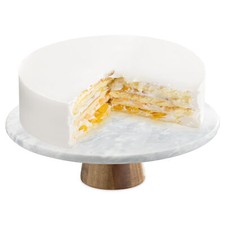 Alzata Girevole Torte - Alzatina Torta Marmo - Giratorta per Decorare Ø 30 cm