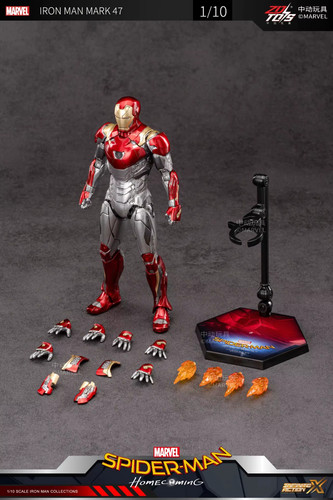 Action figure marvel iron - action,