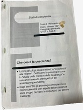 Copia- Libro UTET Psicologia Generale Stati Di Coscienza Coon, Mitterer- 2011