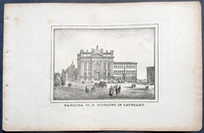 Stampa antica 1851 roma