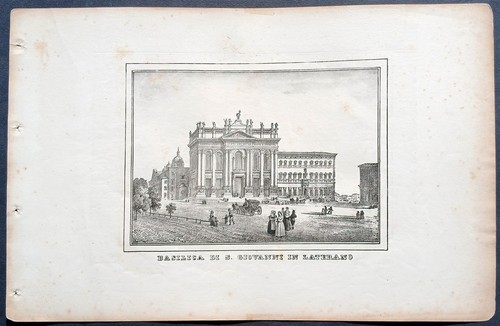 Stampa antica 1851 - , roma