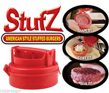 STAMPO PRESSA MANUALE CARNE MACINATA HAMBURGER NORMALI RIPIENI FARCITI STUFZ SC0