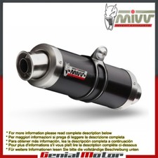 Scarico Completo MIVV GP Nero Acciaio inox per Yamaha T-Max 500 2001 > 2007