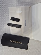 Cinturino Strap Rubber Originale Panerai Black  Short  Submersible 42mm 22/20