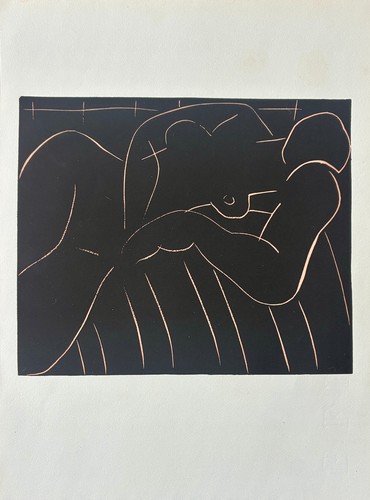 Linocut henri - linocut, (lithographie)