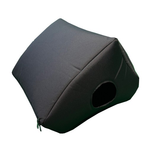 Borsa imbottita nera per