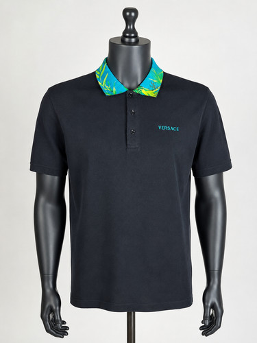 Polo versace stampa giungla - versace,