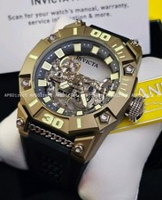 Orologio da uomo Invicta - BOLT - Linear Bridge / Automatico - Ghost Khaki Skeleton 