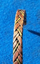 Bracciale Braccialetto in Rame e Ottone VINTAGE Artigianale Leggero