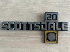 Chevrolet GMC Silverado Sierra C/K Trucks Scottsdale Emblem VG