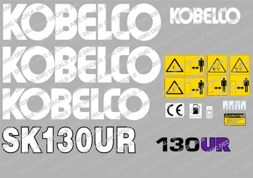 Kobelco sk130ur adesivi - kobelco,