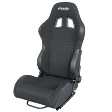 Sedile sportivo reclinabile Simoni Racing Jenson in tessuto jacquard nero