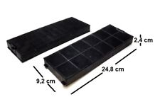 KIT FILTRO 2 filtri CARBONE ATTIVO CAPPA ORIGINALE  TECNOWIND ACK62260 2 PEZZI
