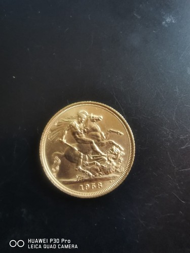 Moneta sterlina oro - moneta, 22kt