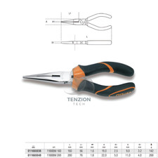 Pinza A Becchi Mezzotondi