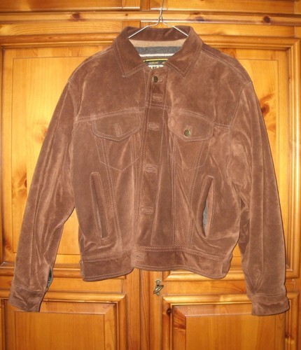 Giacca pelle nabuk giubbotto - pelle,