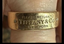 anello Tiffany rose gold oro rosa