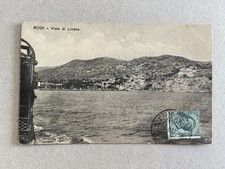 T) Cartolina formato piccolo Rodi Egeo Grecia posta militare 6 divisione 1912