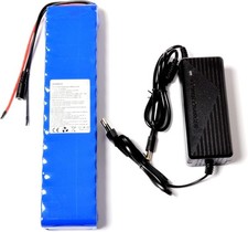 PACCO BATTERIA PILA 36V 9Ah 290x67x38 mm RICARICABILE AL LITIO PER EBIKE H2B1