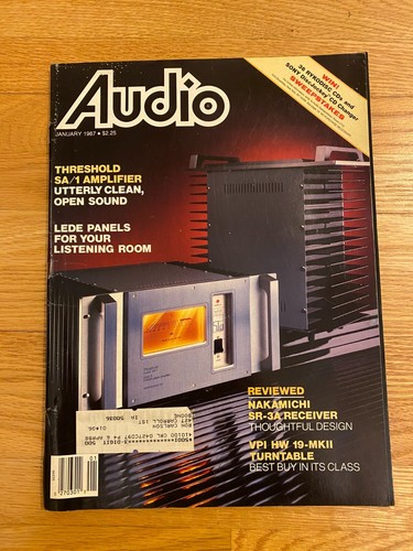 Audio magazine jan 1987 - magazine,