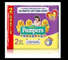 4 PAMPERS progressi pannolini