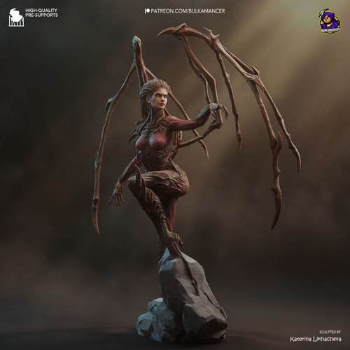 Psionic alien queen resin - alien,