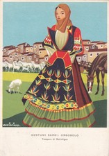 CARTOLINA DI NUORO ,COSTUMI
