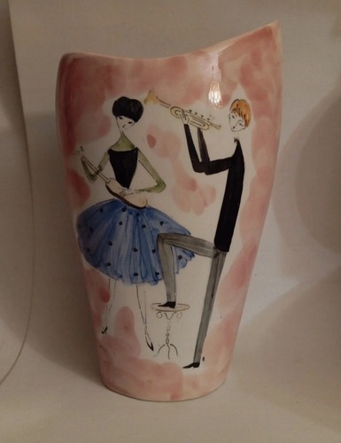Vaso ceramica milano italy - vaso,