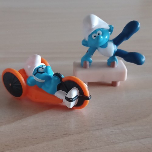 Puffi schleich mcdonald s - 2, mcdonald's