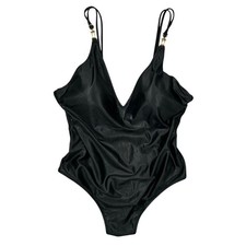 Costume da bagno Amarea nero pezzo unico Made in Italy taglia 14
