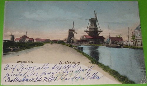 Rotterdam 1902 overschie - overschie, molen