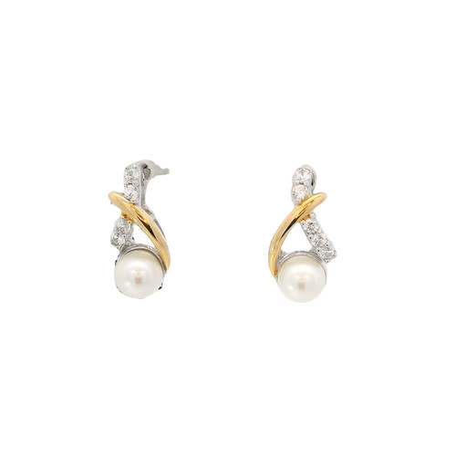 14k oro giallo - oro, bianco