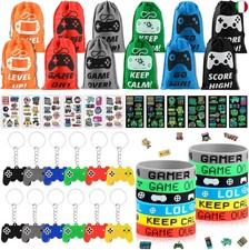 Videogiochi Gadget Compleanno Bambini, 48 Pezzi Regalo Festa Compleanno con