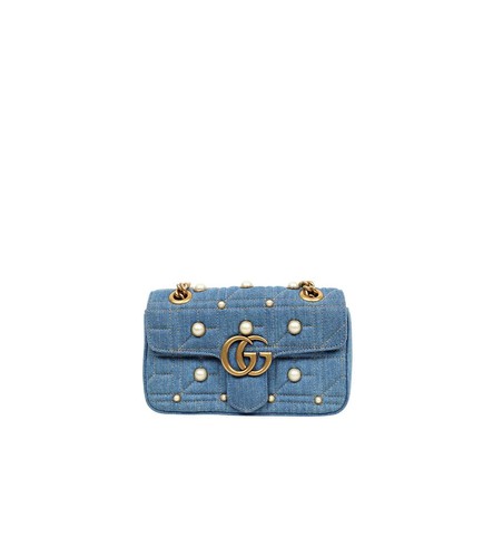 Gucci sac épaule denim - sac,
