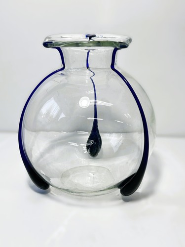 Vaso vetro art nouveau - vetro,