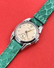 Invicta 1940s special horn lugs 25mm steel lady watch nearmint