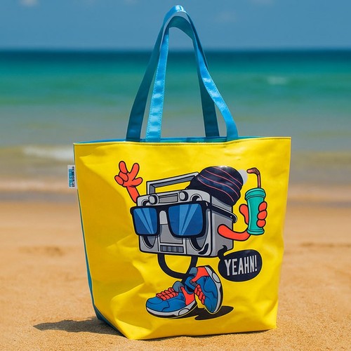 Borsa mare spiaggia con manici - mare,